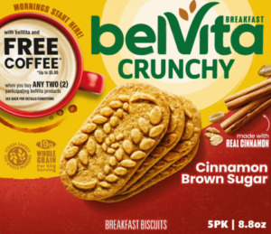 BELVITA CRUNCHY CINNAMON BROWN SUGAR 5PK