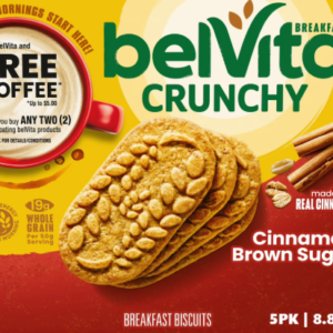 BELVITA CRUNCHY CINNAMON BROWN SUGAR 5PK