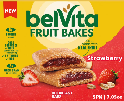 BELVITA FRUIT BAKES STRAWBERRY 5PK