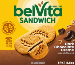BELVITA SANDWICH DARK CHOCOLATE CREAM 5PK