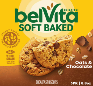 BELVITA SOFT BAKED OATS & CHOCOLATE 5PK