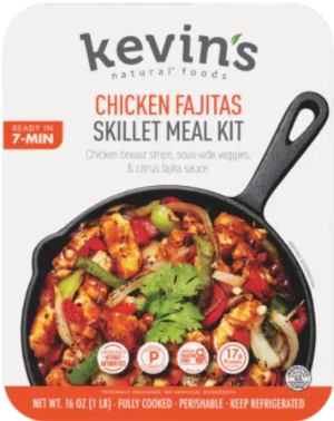 KEVIN'S CHICKEN FAJITA SKILLET MEAL KIT 1lb