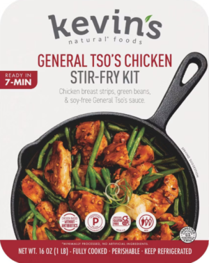 KEVIN'S GENERAL TSO'S CHICKEN STIR FRY KIT 1lb