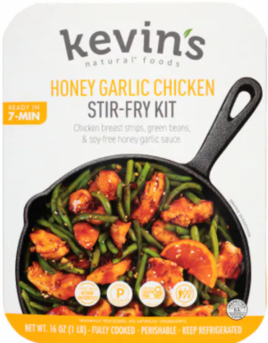 KEVIN'S HONEY GARLIC CHICKEN STIR FRY KIT 1lb