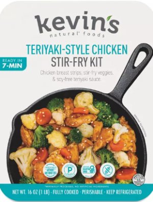 KEVIN'S TERIYAKI-STYLE CHICKEN STIR FRY KIT 1lb