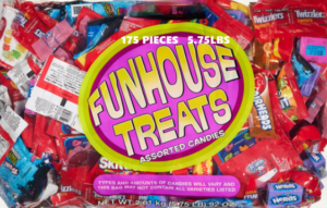 KL ASSORTED CANDY FUNHOUSE TREATS 5.75lbs APPROX 175pcs