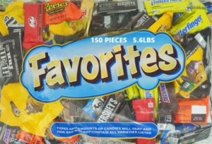 KL VARIETY CHOCOLATE FAVORITES 5.6lbs APPROX 150pcs
