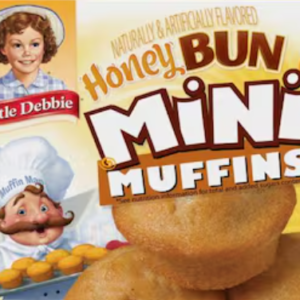 LITTLE DEBBIE HONEY BUN MINI MUFFINS 20PK