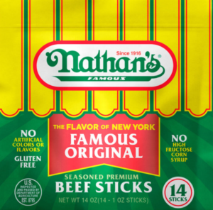 NATHAN'S ORIGINAL BEEF STICK 14ct