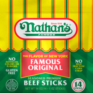 NATHAN'S ORIGINAL BEEF STICK 14ct