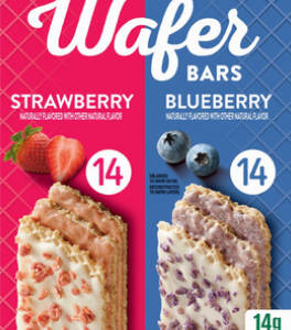 NATURE VALLEY STRAWBERRY & BLUEBERRY WAFER BARS W. OAT BUTTER 28ct 2.28lbs