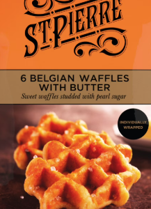 ST. PIERRE BELGIAN WAFFLES W. BUTTER 6PK