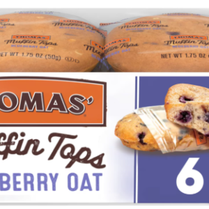 THOMAS MUFFIN TOPS - BLUEBERRY OAT 6PK