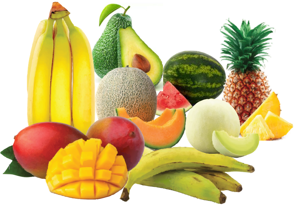 TROPICAL FRESH FRUIT BASKET - PICK ANY 4