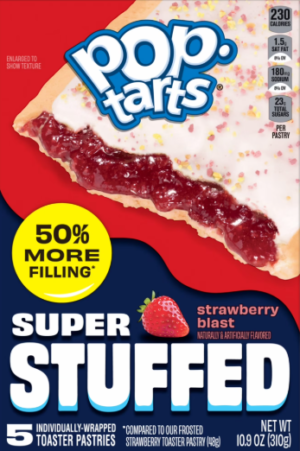 POP-TARTS FROSTED SUPER STUFFED STRAWBERRY BLAST