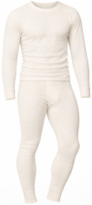 P N S 2PC THERMALS S-2X @ .88 WALMART P & S 2PC. OFF-WHITE THERMALS