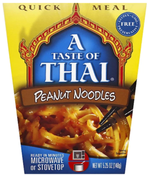 A TASTE OF THAI PEANUT NOODLES