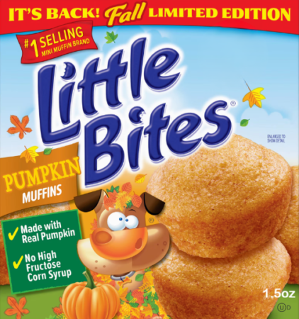 ENTENMANN'S LITTLE BITES PUMPKIN MUFFINS