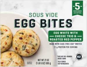 KL EGG BITES - 3 CHEESE & ROASTED PEPPER 10PK 1.5LBS