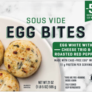 KL EGG BITES - 3 CHEESE & ROASTED PEPPER 10PK 1.5LBS