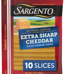 SARGENTO EXTRA SHARP CHEDDAR SLICES
