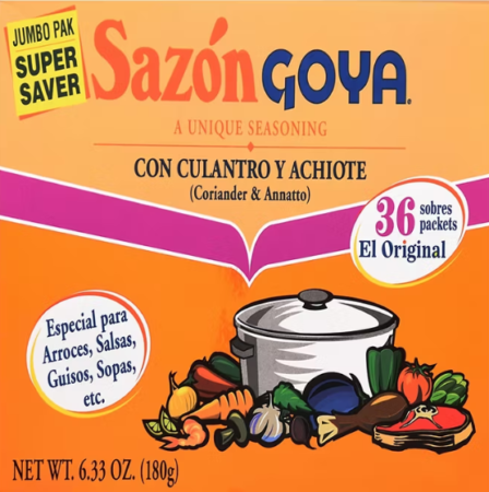 SAZóN GOYA W. CORIANDER & ANNATTO 36PK