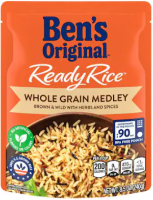 BEN'S ORIGINAL READY RICE WHOLE GRAIN MEDLEY