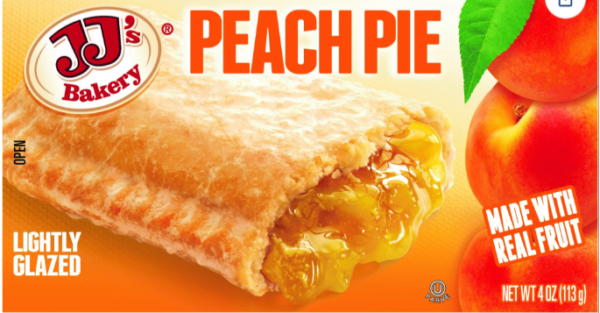 JJ'S BAKERY GLAZED PEACH PIE 4oz