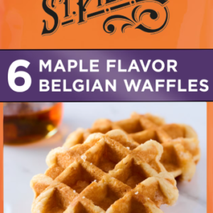 ST. PIERRE MAPLE BELGIAN WAFFLES W. PEARL BUTTER 6PK