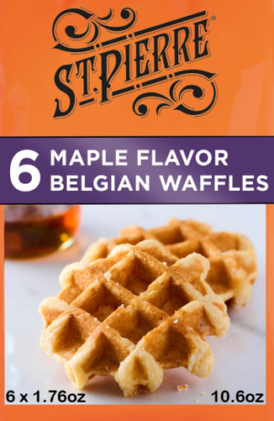 ST. PIERRE MAPLE BELGIAN WAFFLES W. PEARL BUTTER 6PK 10.6oz @ .49 PUBLIX UPD ST. PIERRE MAPLE BELGIAN WAFFLES W. PEARL BUTTER 6PK